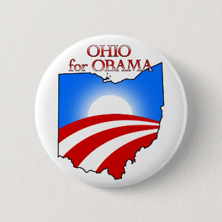 Ohio for Obama 6 Cm Round Badge