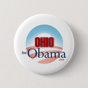 OHIO for Obama 6 Cm Round Badge