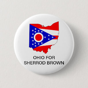 OHIO for Sherrod Brown SENATE Button