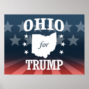 OHIO FOR TRUMP POSTER