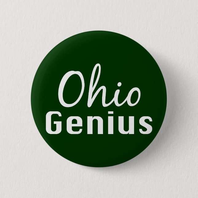 Ohio Genius Gifts 6 Cm Round Badge (Front)
