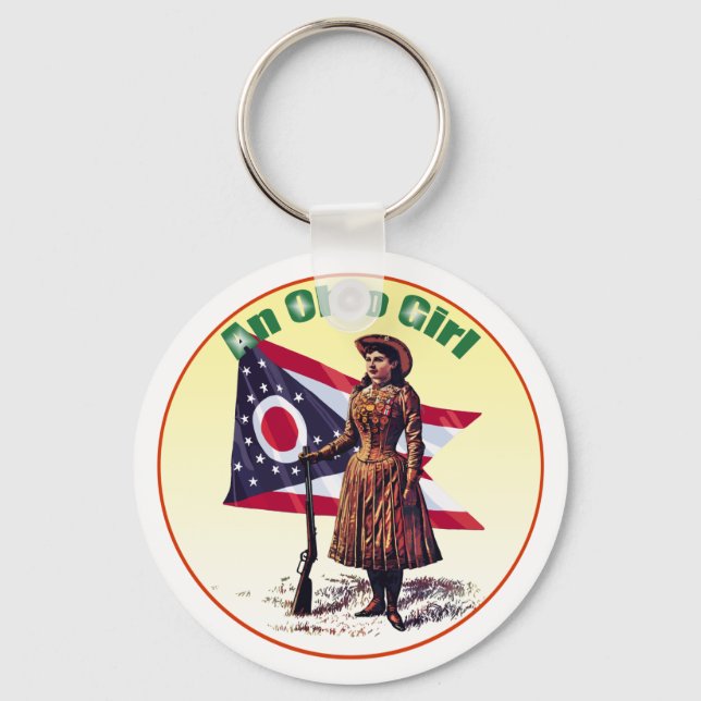 Ohio Girl, Annie Oakley Key Ring (Front)