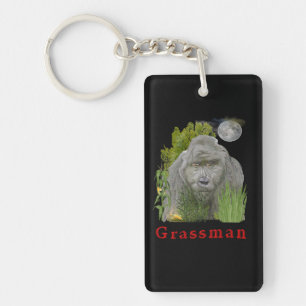 Ohio grass man key ring