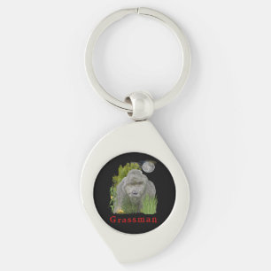 Ohio grass man key ring