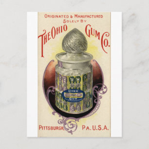Ohio Gum Postcard