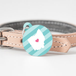 Ohio Heart Pet Tag