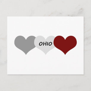 Ohio Heart Postcard