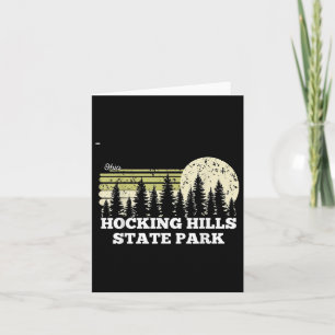 Ohio Hiking Hocking Hills State Park Trees Nature Card