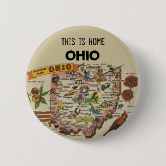 Ohio Home 6 Cm Round Badge