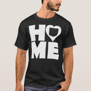 Ohio Home Heart State T-Shirt Tees