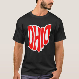 Ohio Home Shape State Vintage Grunge for Men Women T-Shirt