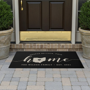 Ohio Home State Personalised Doormat