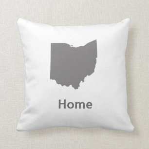 Ohio Home Throw Pillow