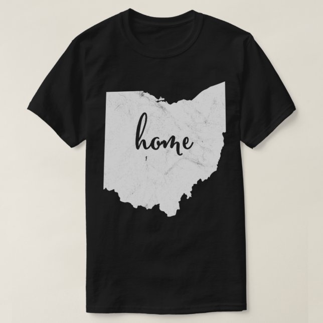 Ohio Home Vintage Distressed Design Pullover  (Design Front)