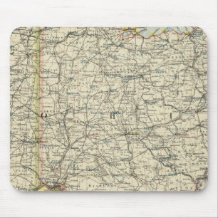Ohio, Indiana, Kentucky, West Virginia Mouse Mat