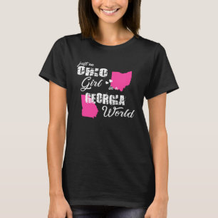 Ohio Just an Ohio girl in a Georgia T-Shirt