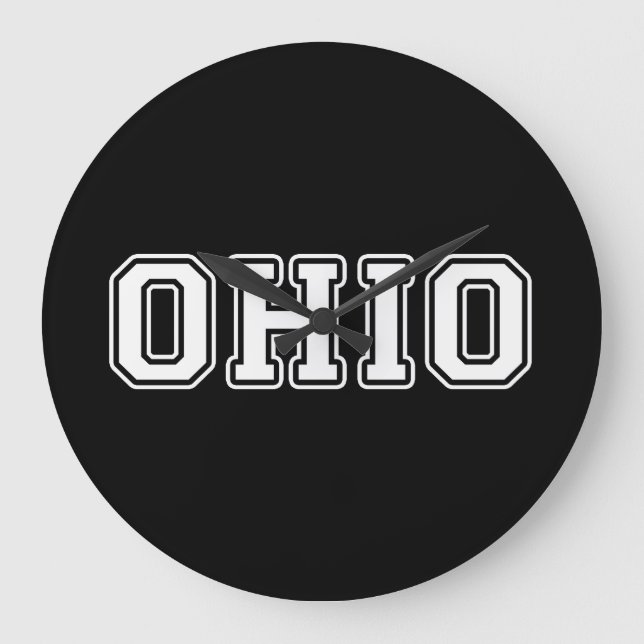 Ohio Large Clock (Front)