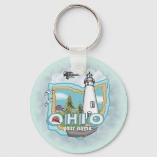 Ohio Lighthouse keychain