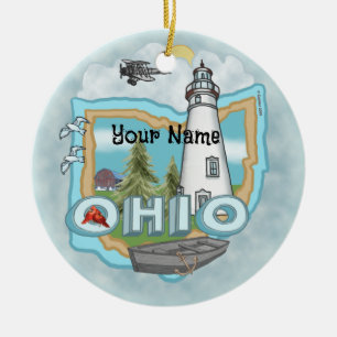 Ohio Lighthouse ornament