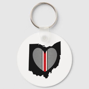 Ohio Love Key Ring