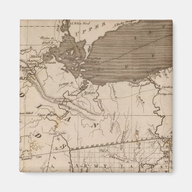Ohio Map by Arrowsmith Magnet (Front)