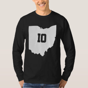 Ohio Map Matching Couple America State Wedding Tol T-Shirt
