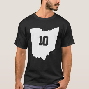 Ohio Map Matching Couple America State Wedding Tol T-Shirt