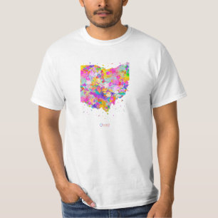 Ohio Map T Shirt