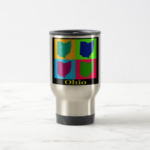 Ohio Map Travel Mug