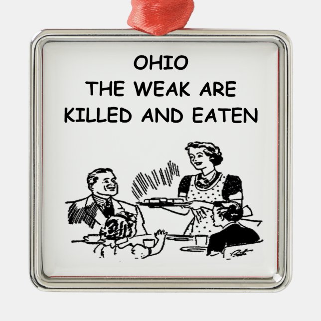 OHIO METAL TREE DECORATION (Front)