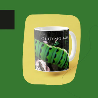 Ohio Monarch Caterpillar Coffee Mug
