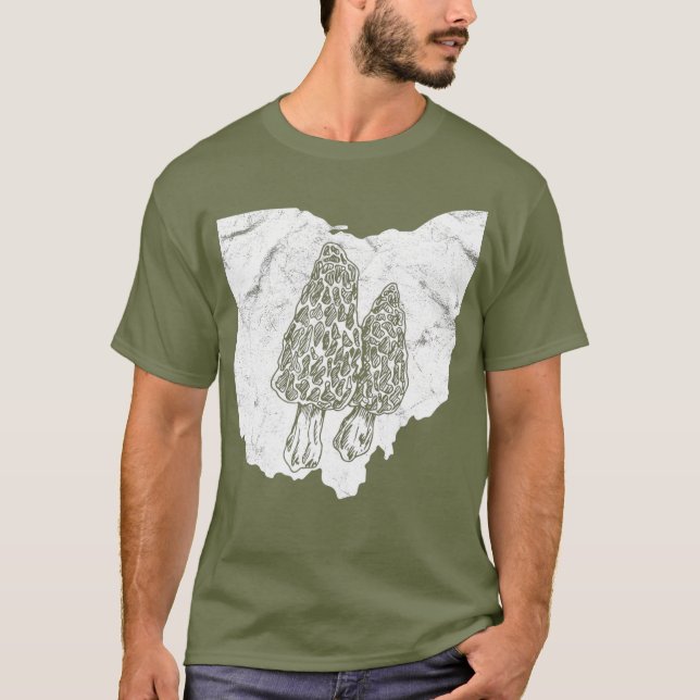 Ohio Morel Mushroom Hunting T-Shirt (Front)