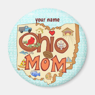 Ohio Mum  magnet 