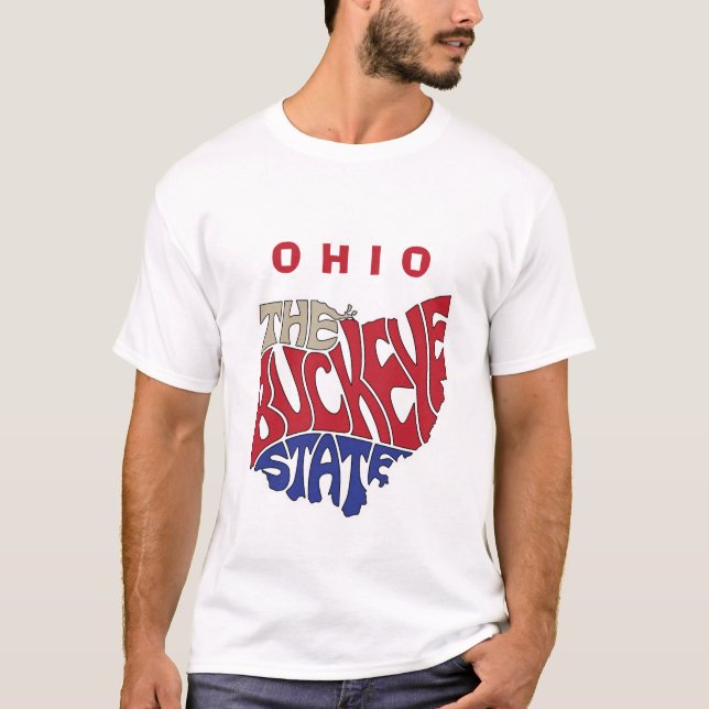 Ohio Nickname Word Art T-Shirt (Front)