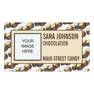 Ohio OH Peanut Butter Buckeye Buck Eye Nut Candy Name Tag