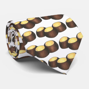Ohio OH Peanut Butter Buckeye Buck Eye Nut Candy Tie