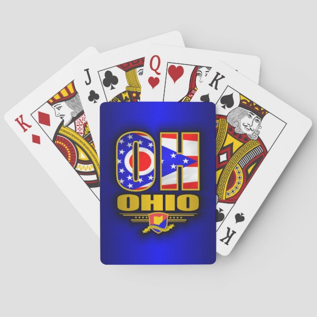 Ohio (OH) Playing Cards (Back)