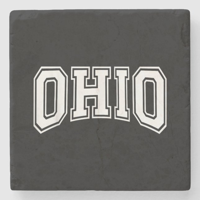 Ohio OH USA  Stone Coaster (Front)
