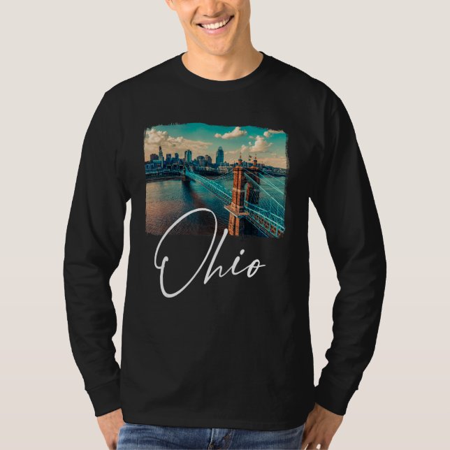 Ohio  Ohio Touris  Ohio  Tee Ohio (Front)