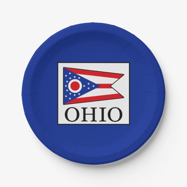Ohio Paper Plate (Front)