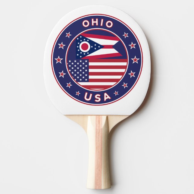 Ohio Ping Pong Paddle (Front)