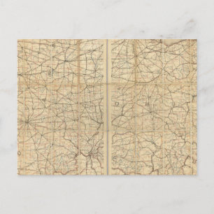 Ohio Postal Route Postcard