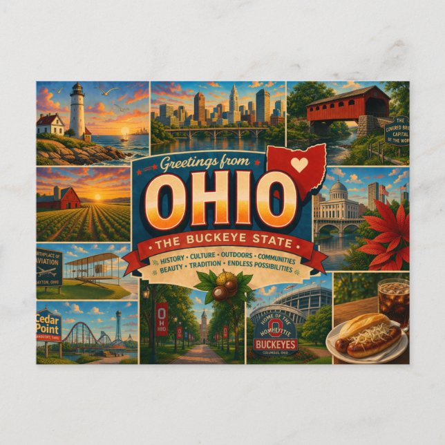 Ohio Postcard (Front)