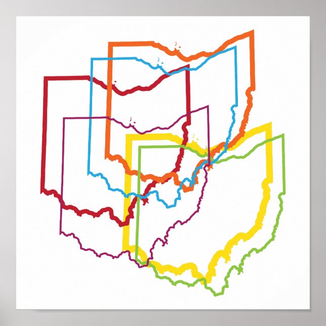 ohio pride blur poster (Front)
