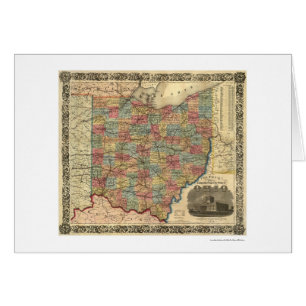 Ohio Railroad Map 1854