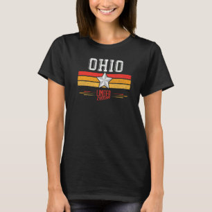 Ohio Retro Vintage Stripes Ohio Gifts Ohio Premium T-Shirt