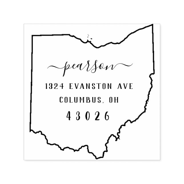 Ohio Return Address Stamp Self-Inking (Design)