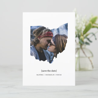 Ohio Save the Date Photo Card