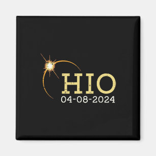 Ohio Solar Eclipse 2024 Totality April 8 Women Men Magnet