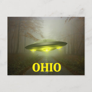 OHIO SPACESHIP UFO Postcard